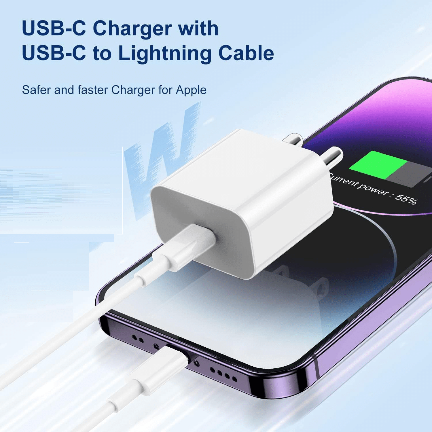     			35W USB Type-C Fast Charging Adapter with Power Delivery | Compact Wall Charger for Smartphones,| Smart Protection | Lightweight & Travel-Friendly Design