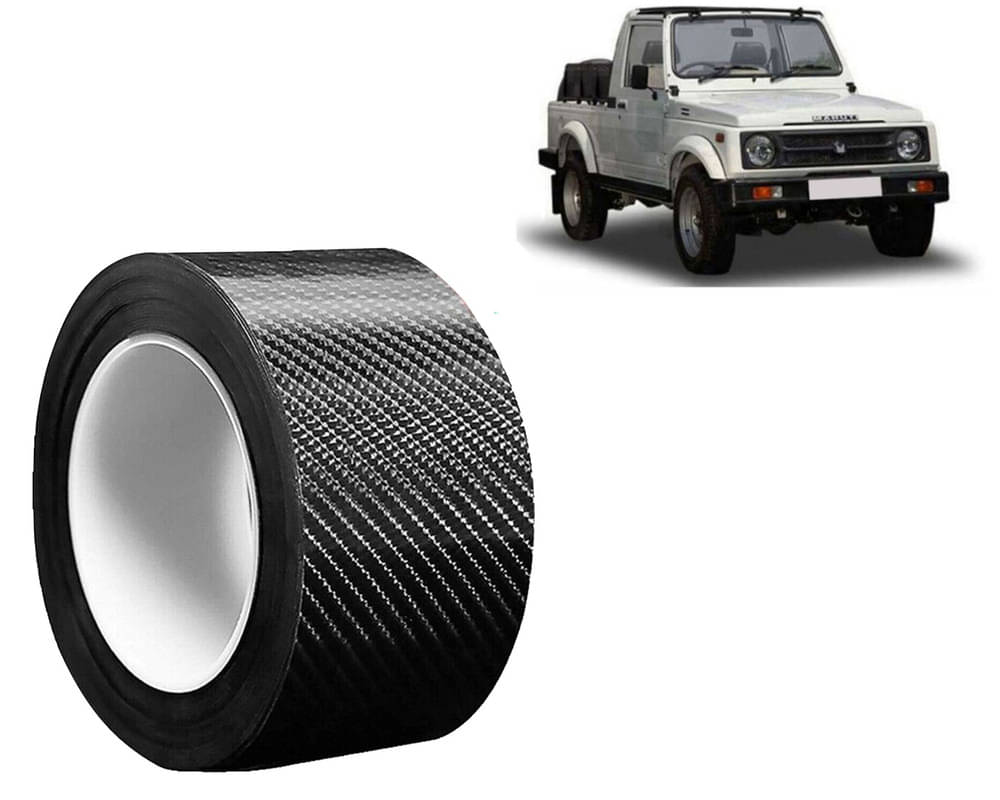     			5D Carbon Fiber Car Strip Stickers Door Sill Scuff Anti Scratch Tape Protector Film Automotive Wrap Film Anti-stepping Car Tape For Gypsy King