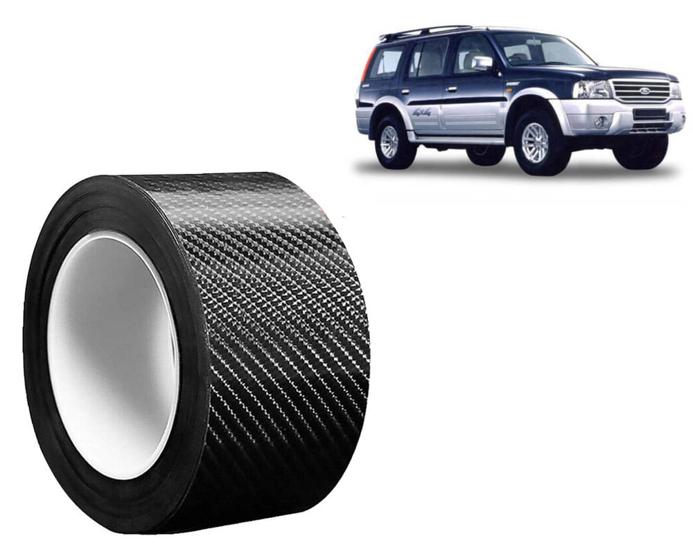     			5D Carbon Fiber Car Strip Stickers Door Sill Scuff Anti Scratch Tape Protector Film Automotive Wrap Film Anti-stepping Car Tape For Endeavour