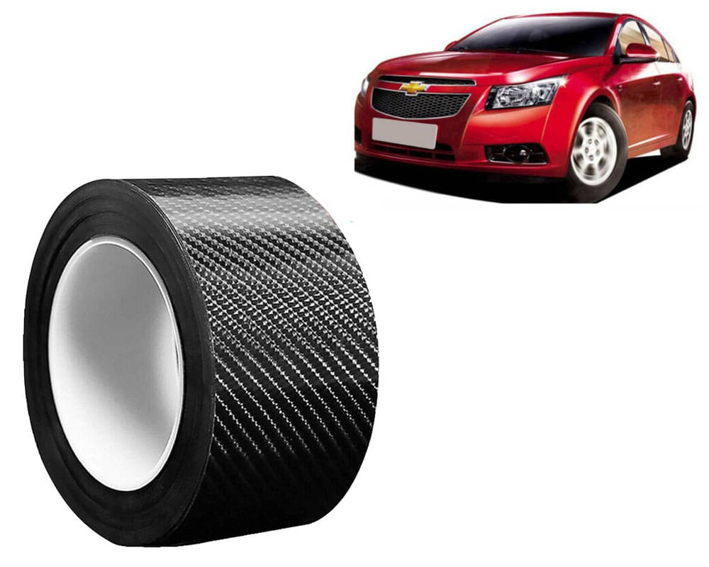     			5D Carbon Fiber Car Strip Stickers Door Sill Scuff Anti Scratch Tape Protector Film Automotive Wrap Film Anti-stepping Car Tape For Cruze