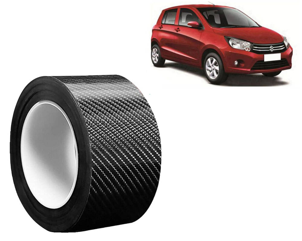     			5D Carbon Fiber Car Strip Stickers Door Sill Scuff Anti Scratch Tape Protector Film Automotive Wrap Film Anti-stepping Car Tape For Celerio