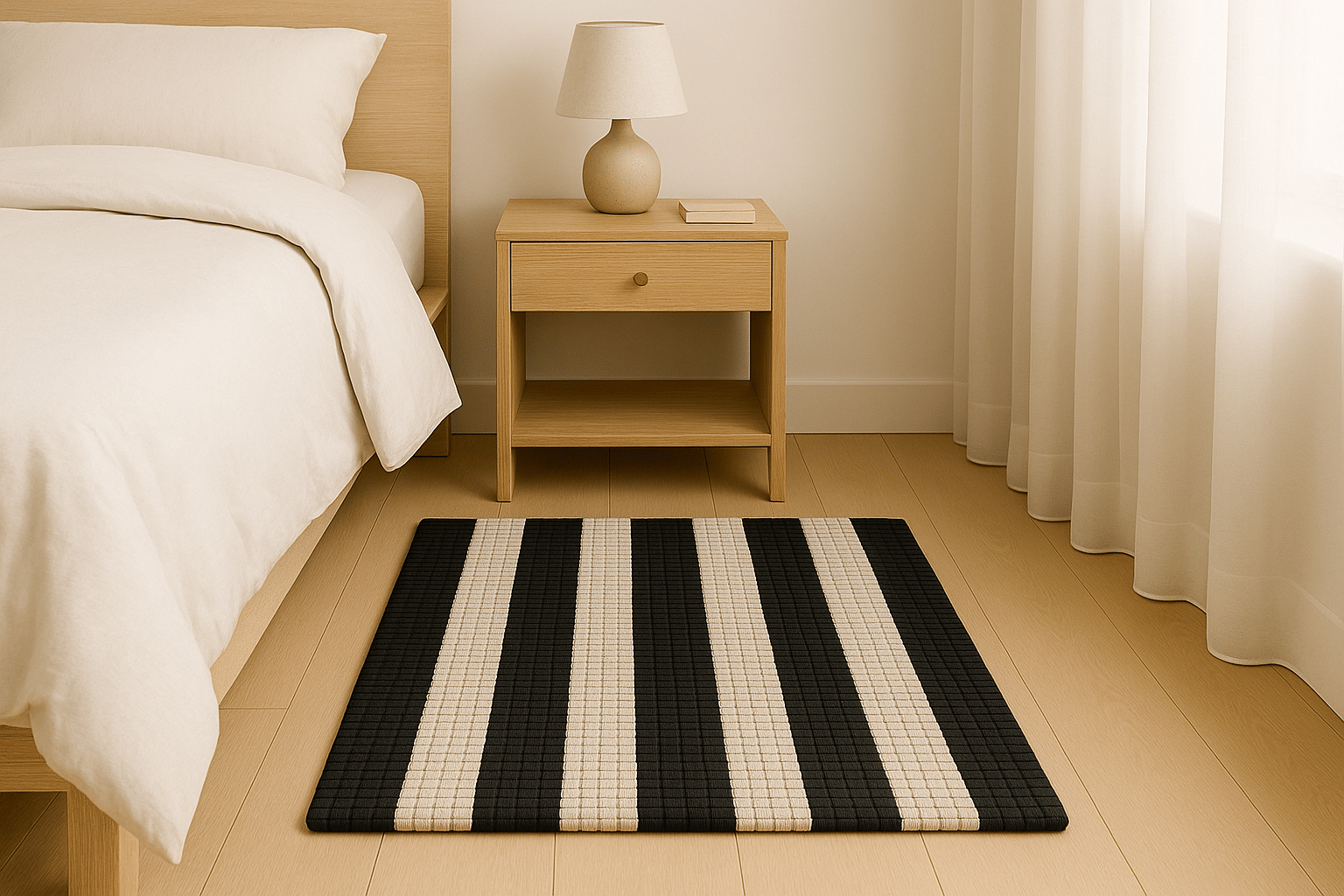    			ANtiqo Black Coir Rectangular Floor Mat ( Pack of 1 )