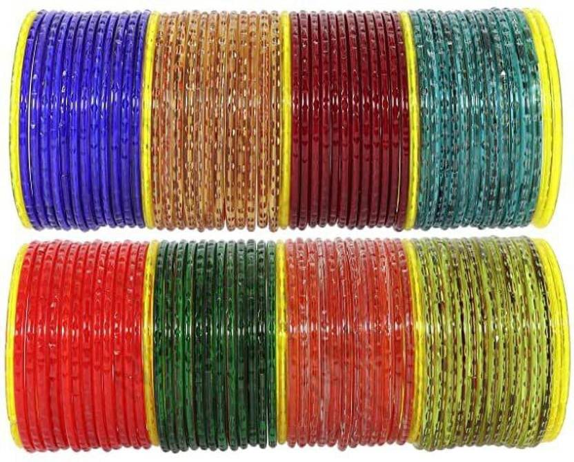 CROWN EXPORT Multicolor Bangle ( Pack of 2 ) CROWN EXPORT Multicolor Bangle ( Pack of 2 )