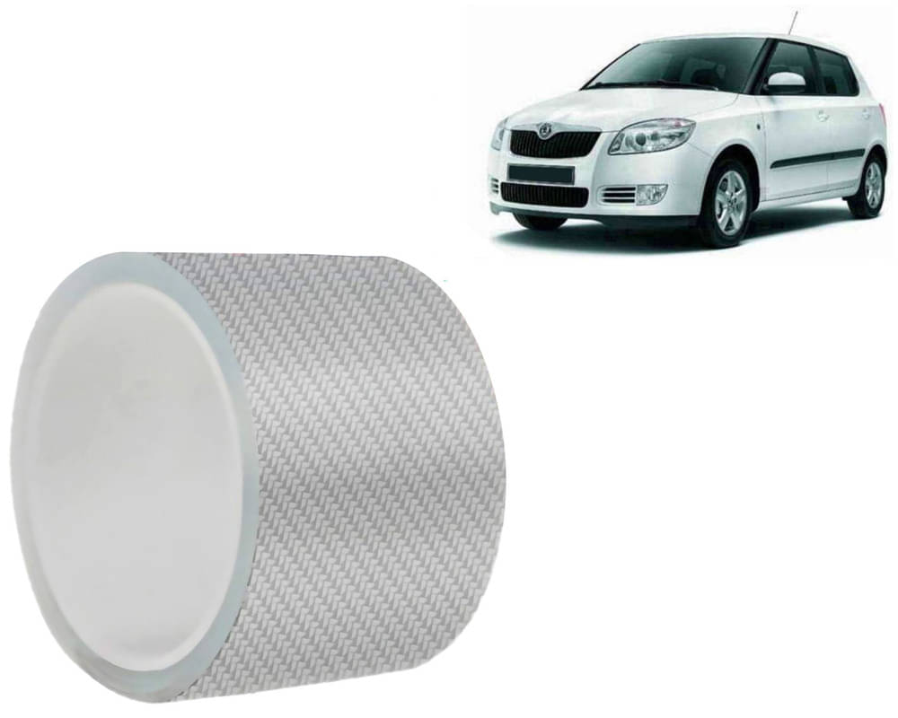 Car Door Sill Protector Bumper Protector Carbon Fiber Car Wrap Film 5D Gloss White Vinyl Automotive Wrap Film Self-Adhesive Tape - 5cm x 500cm White For  Fabia     			Car Door Sill Protector Bumper Protector Carbon Fiber Car Wrap Film 5D Gloss White Vinyl Automotive Wrap Film Self-Adhesive Tape - 5cm x 500cm White For  Fabia