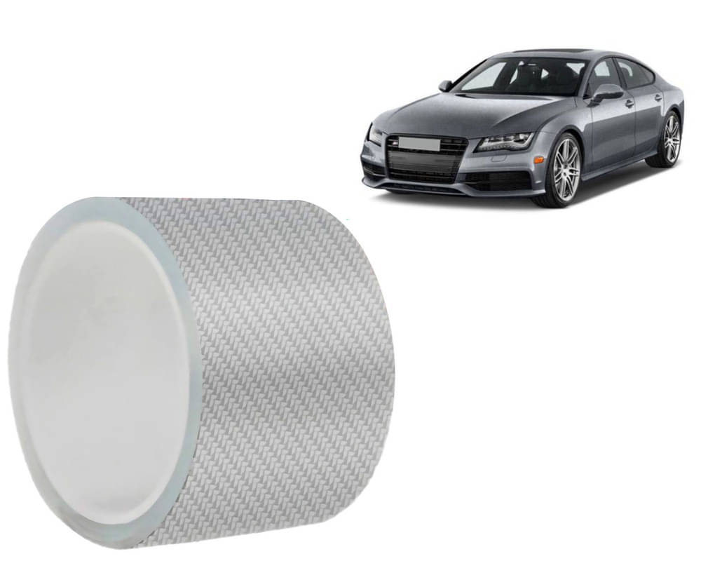     			Car Door Sill Protector Bumper Protector Carbon Fiber Car Wrap Film 5D Gloss White Vinyl Automotive Wrap Film Self-Adhesive Tape - 5cm x 500cm White For  S7