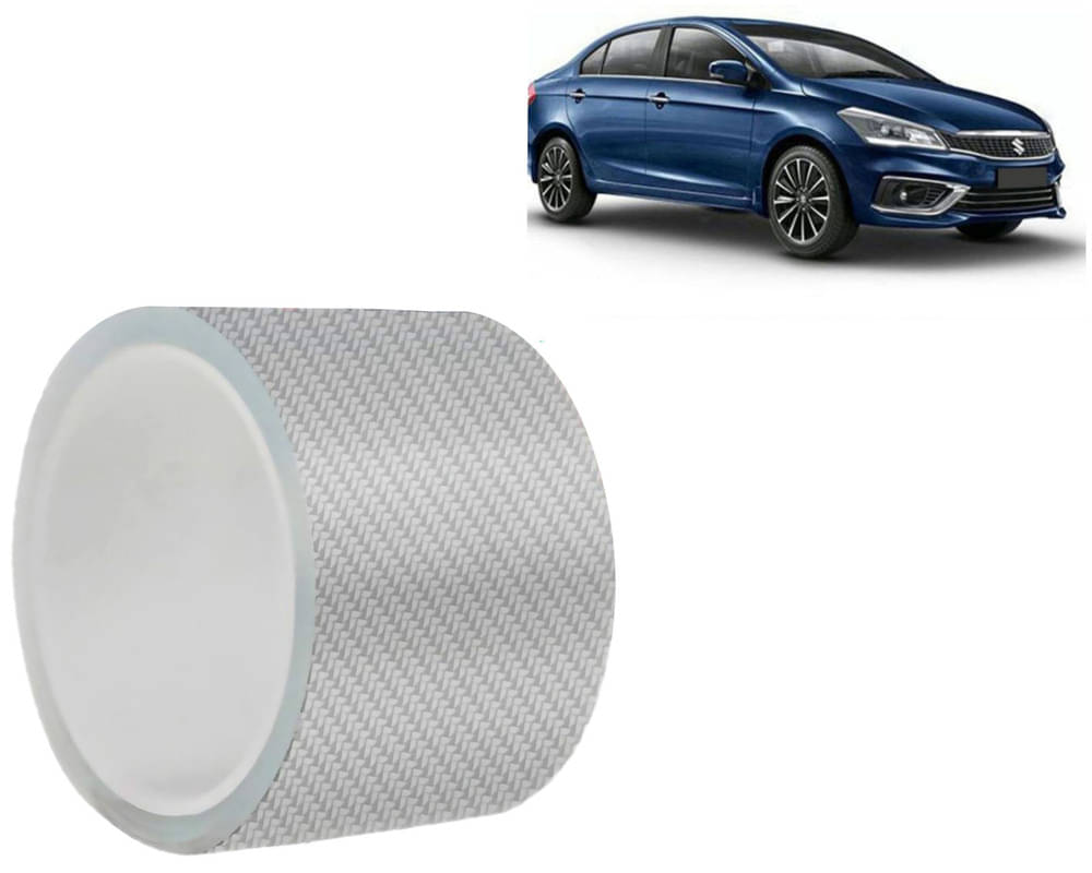 Car Door Sill Protector Bumper Protector Carbon Fiber Car Wrap Film 5D Gloss White Vinyl Automotive Wrap Film Self-Adhesive Tape - 5cm x 500cm White For Ciaz 2018 Car Door Sill Protector Bumper Protector Carbon Fiber Car Wrap Film 5D Gloss White Vinyl Automotive Wrap Film Self-Adhesive Tape - 5cm x 500cm White For Ciaz 2018