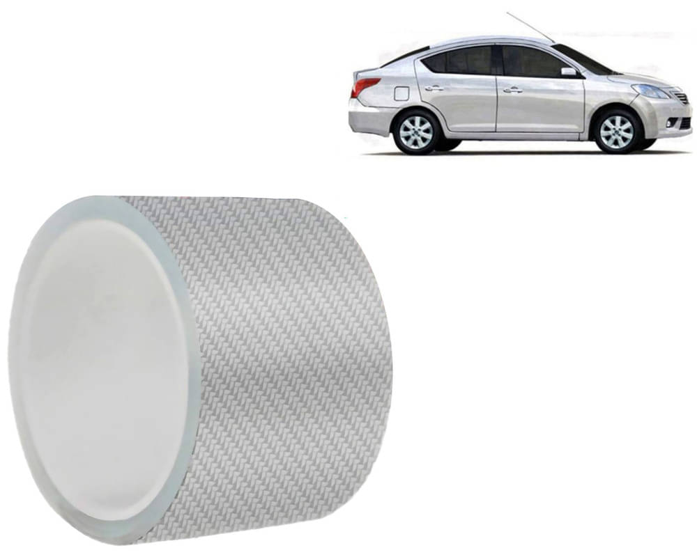 Car Door Sill Protector Bumper Protector Carbon Fiber Car Wrap Film 5D Gloss White Vinyl Automotive Wrap Film Self-Adhesive Tape - 5cm x 500cm White For Sunny Car Door Sill Protector Bumper Protector Carbon Fiber Car Wrap Film 5D Gloss White Vinyl Automotive Wrap Film Self-Adhesive Tape - 5cm x 500cm White For Sunny