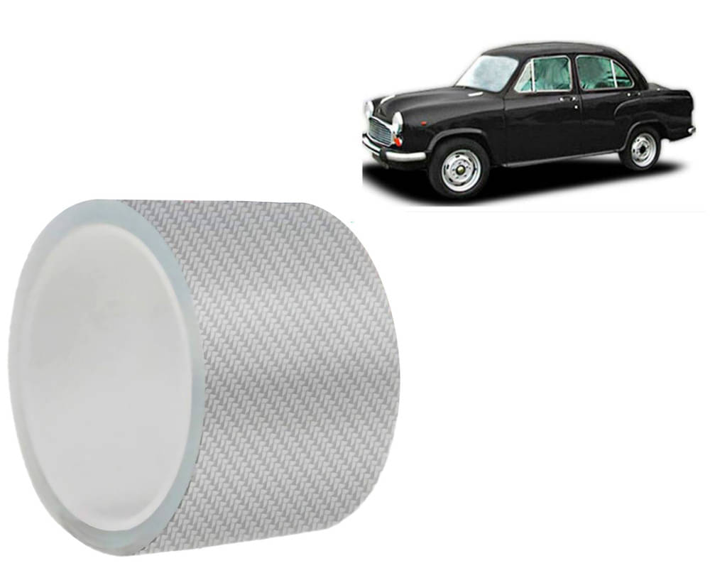 Car Door Sill Protector Bumper Protector Carbon Fiber Car Wrap Film 5D Gloss White Vinyl Automotive Wrap Film Self-Adhesive Tape - 5cm x 500cm White For Ambassador Car Door Sill Protector Bumper Protector Carbon Fiber Car Wrap Film 5D Gloss White Vinyl Automotive Wrap Film Self-Adhesive Tape - 5cm x 500cm White For Ambassador