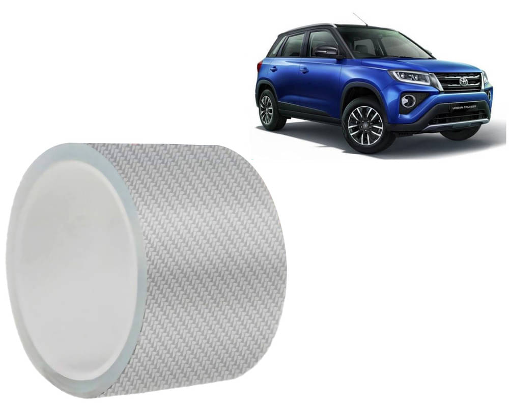     			Car Door Sill Protector Bumper Protector Carbon Fiber Car Wrap Film 5D Gloss White Vinyl Automotive Wrap Film Self-Adhesive Tape - 5cm x 500cm White For  Urban Cruiser