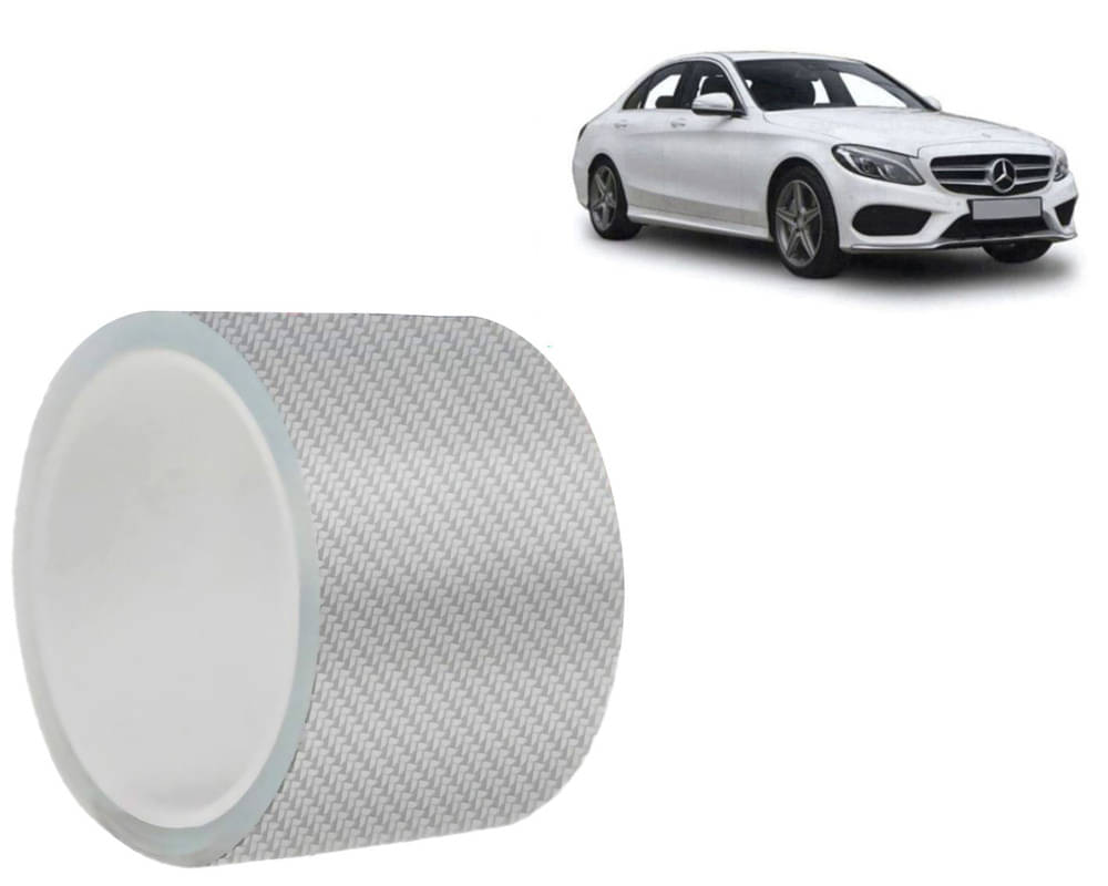 Car Door Sill Protector Bumper Protector Carbon Fiber Car Wrap Film 5D Gloss White Vinyl Automotive Wrap Film Self-Adhesive Tape - 5cm x 500cm White For  C220     			Car Door Sill Protector Bumper Protector Carbon Fiber Car Wrap Film 5D Gloss White Vinyl Automotive Wrap Film Self-Adhesive Tape - 5cm x 500cm White For  C220