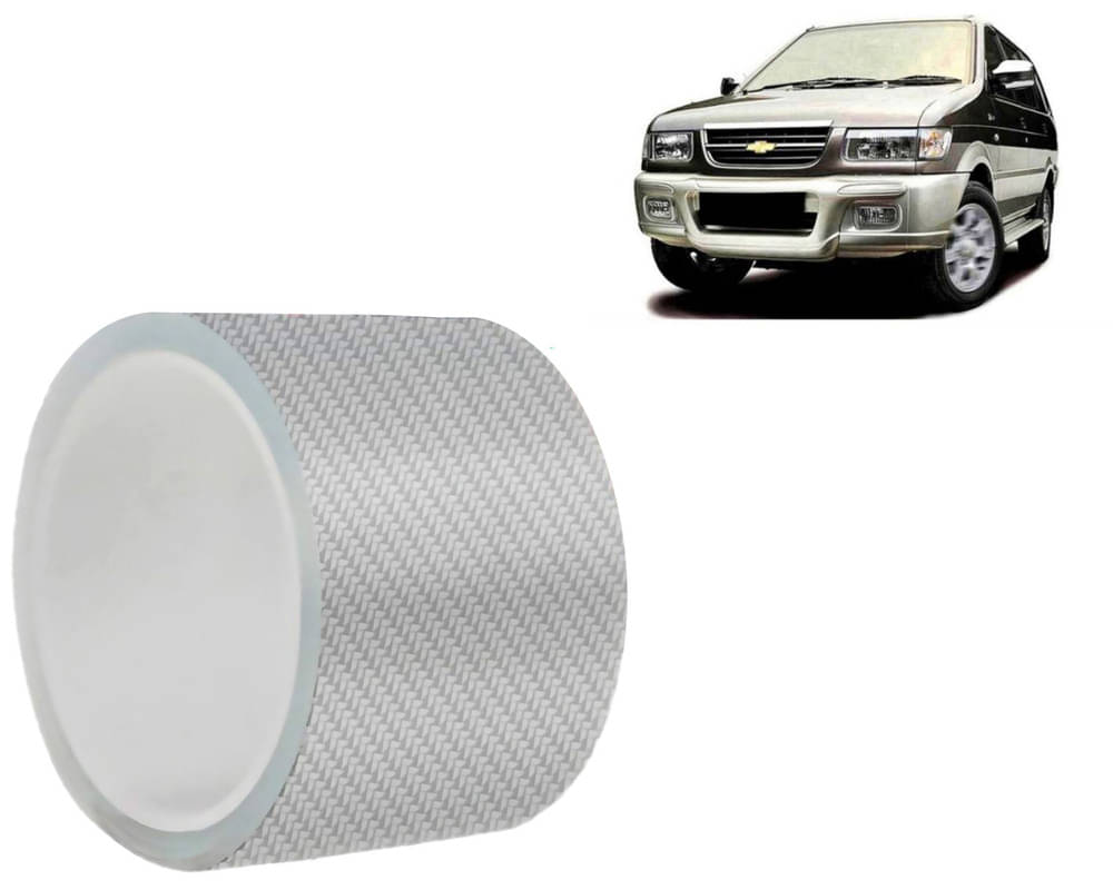 Car Door Sill Protector Bumper Protector Carbon Fiber Car Wrap Film 5D Gloss White Vinyl Automotive Wrap Film Self-Adhesive Tape - 5cm x 500cm White For Tavera Type-1 Car Door Sill Protector Bumper Protector Carbon Fiber Car Wrap Film 5D Gloss White Vinyl Automotive Wrap Film Self-Adhesive Tape - 5cm x 500cm White For Tavera Type-1