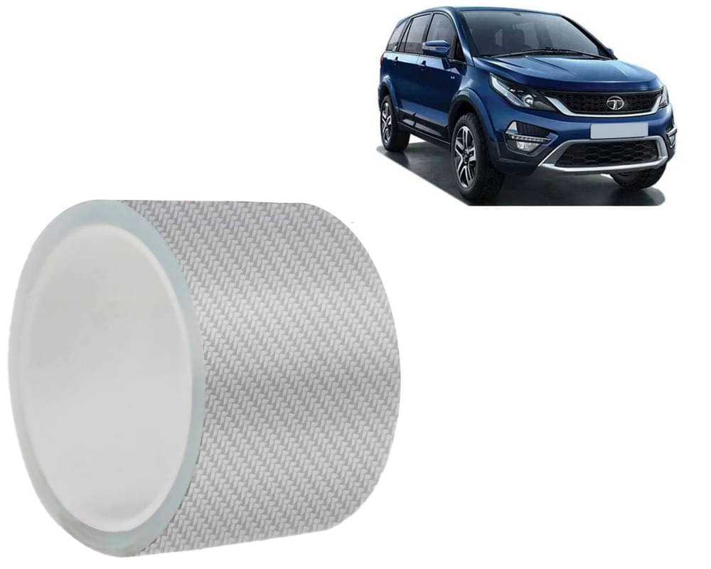     			Car Door Sill Protector Bumper Protector Carbon Fiber Car Wrap Film 5D Gloss White Vinyl Automotive Wrap Film Self-Adhesive Tape - 5cm x 500cm White For  Hexa