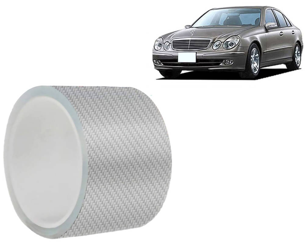     			Car Door Sill Protector Bumper Protector Carbon Fiber Car Wrap Film 5D Gloss White Vinyl Automotive Wrap Film Self-Adhesive Tape - 5cm x 500cm White For  E240