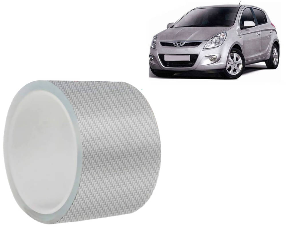 Car Door Sill Protector Bumper Protector Carbon Fiber Car Wrap Film 5D Gloss White Vinyl Automotive Wrap Film Self-Adhesive Tape - 5cm x 500cm White For I20 Type-1 Car Door Sill Protector Bumper Protector Carbon Fiber Car Wrap Film 5D Gloss White Vinyl Automotive Wrap Film Self-Adhesive Tape - 5cm x 500cm White For I20 Type-1