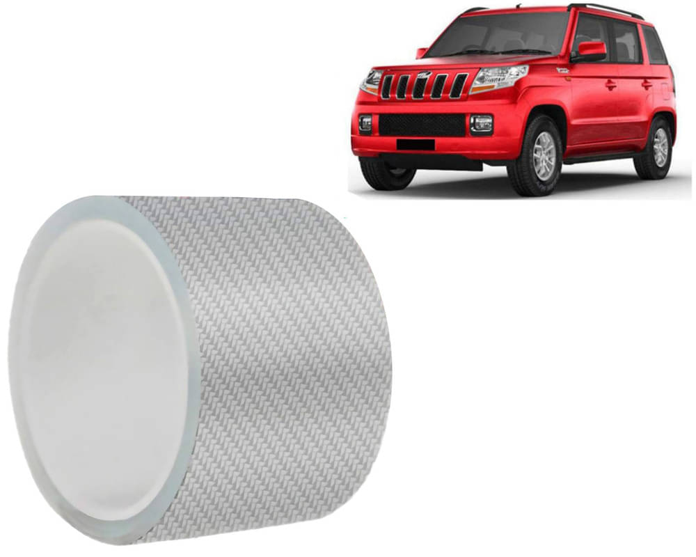     			Car Door Sill Protector Bumper Protector Carbon Fiber Car Wrap Film 5D Gloss White Vinyl Automotive Wrap Film Self-Adhesive Tape - 5cm x 500cm White For  TUV-300