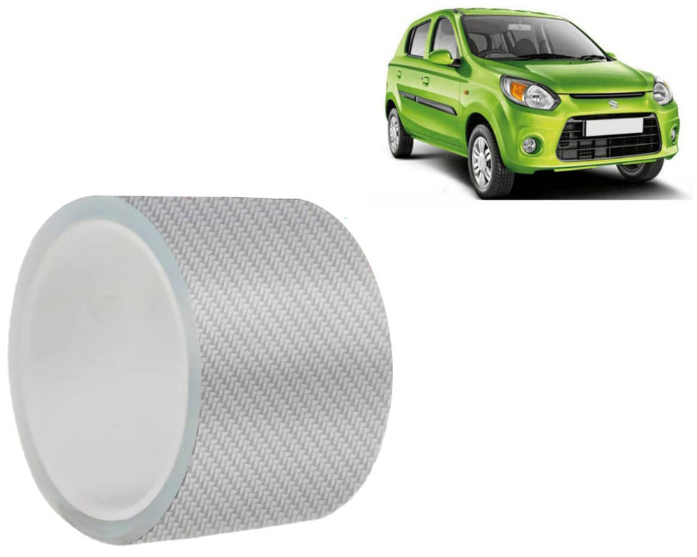     			Car Door Sill Protector Bumper Protector Carbon Fiber Car Wrap Film 5D Gloss White Vinyl Automotive Wrap Film Self-Adhesive Tape - 5cm x 500cm White For  Alto 800 2016