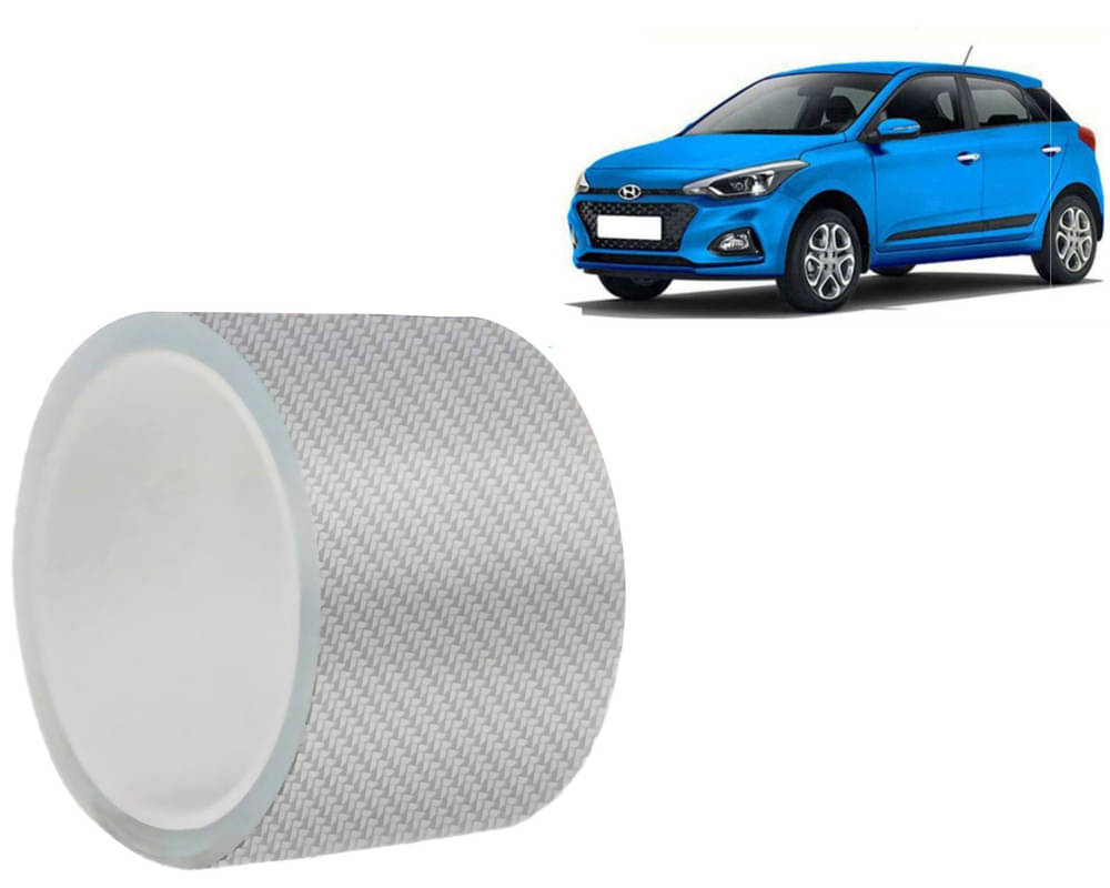 Car Door Sill Protector Bumper Protector Carbon Fiber Car Wrap Film 5D Gloss White Vinyl Automotive Wrap Film Self-Adhesive Tape - 5cm x 500cm White For I20 Elite 2018 Car Door Sill Protector Bumper Protector Carbon Fiber Car Wrap Film 5D Gloss White Vinyl Automotive Wrap Film Self-Adhesive Tape - 5cm x 500cm White For I20 Elite 2018