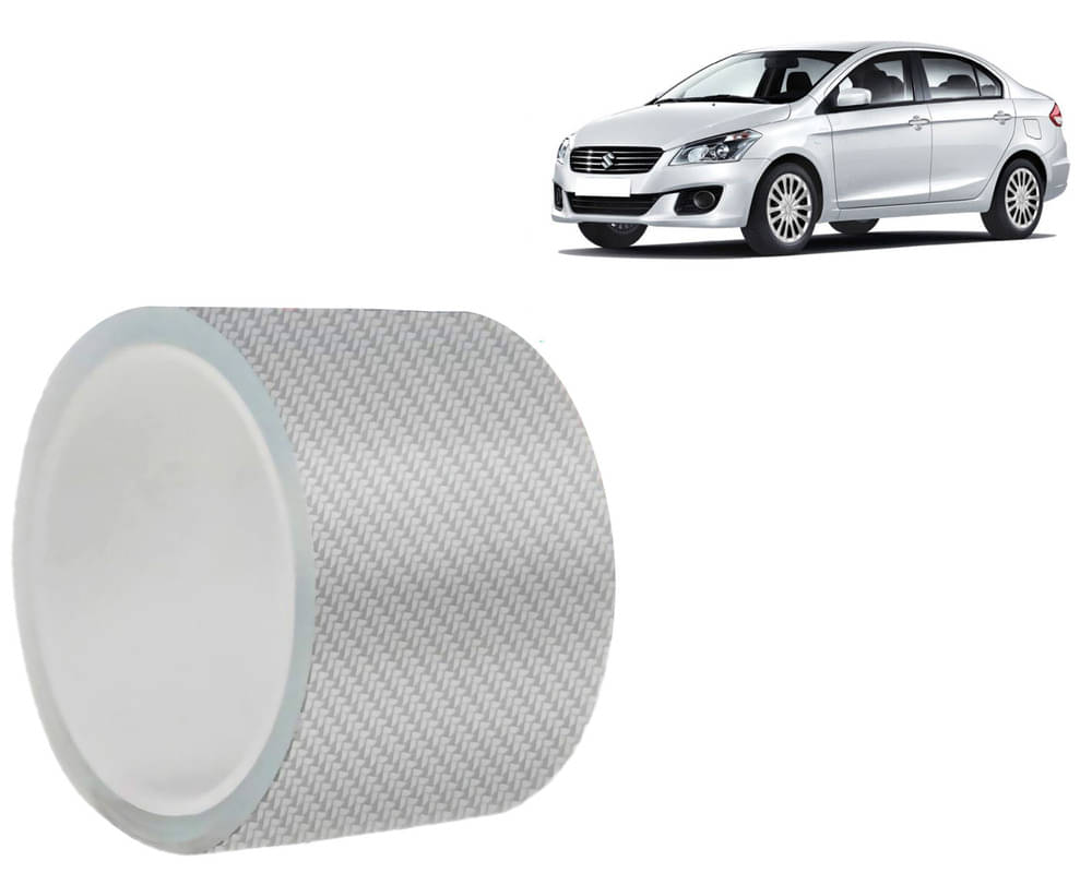 Car Door Sill Protector Bumper Protector Carbon Fiber Car Wrap Film 5D Gloss White Vinyl Automotive Wrap Film Self-Adhesive Tape - 5cm x 500cm White For Ciaz Car Door Sill Protector Bumper Protector Carbon Fiber Car Wrap Film 5D Gloss White Vinyl Automotive Wrap Film Self-Adhesive Tape - 5cm x 500cm White For Ciaz