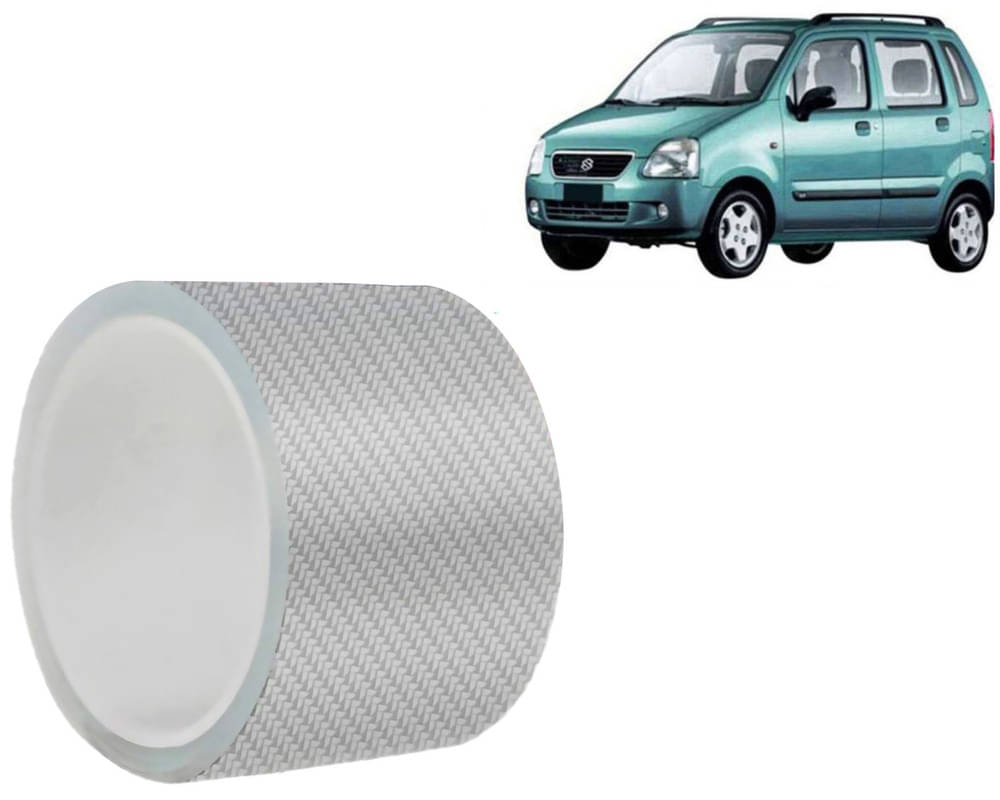     			Car Door Sill Protector Bumper Protector Carbon Fiber Car Wrap Film 5D Gloss White Vinyl Automotive Wrap Film Self-Adhesive Tape - 5cm x 500cm White For  WagonR 2003
