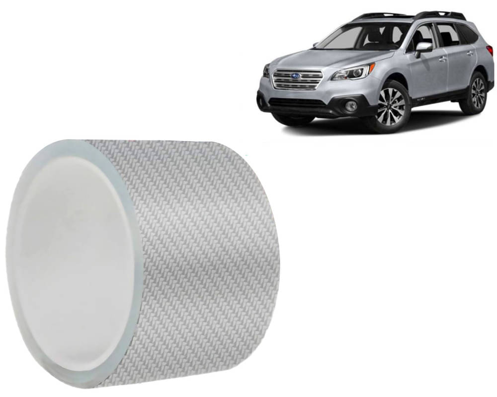     			Car Door Sill Protector Bumper Protector Carbon Fiber Car Wrap Film 5D Gloss White Vinyl Automotive Wrap Film Self-Adhesive Tape - 5cm x 500cm White For  Outback