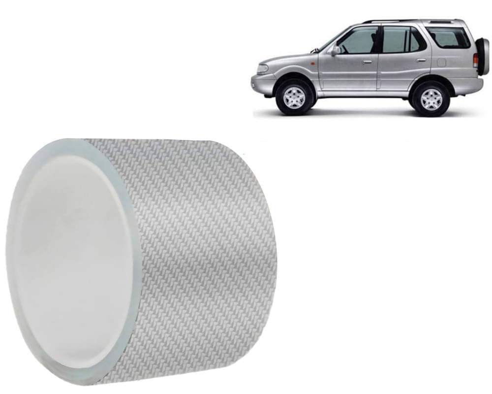 Car Door Sill Protector Bumper Protector Carbon Fiber Car Wrap Film 5D Gloss White Vinyl Automotive Wrap Film Self-Adhesive Tape - 5cm x 500cm White For Safari Car Door Sill Protector Bumper Protector Carbon Fiber Car Wrap Film 5D Gloss White Vinyl Automotive Wrap Film Self-Adhesive Tape - 5cm x 500cm White For Safari