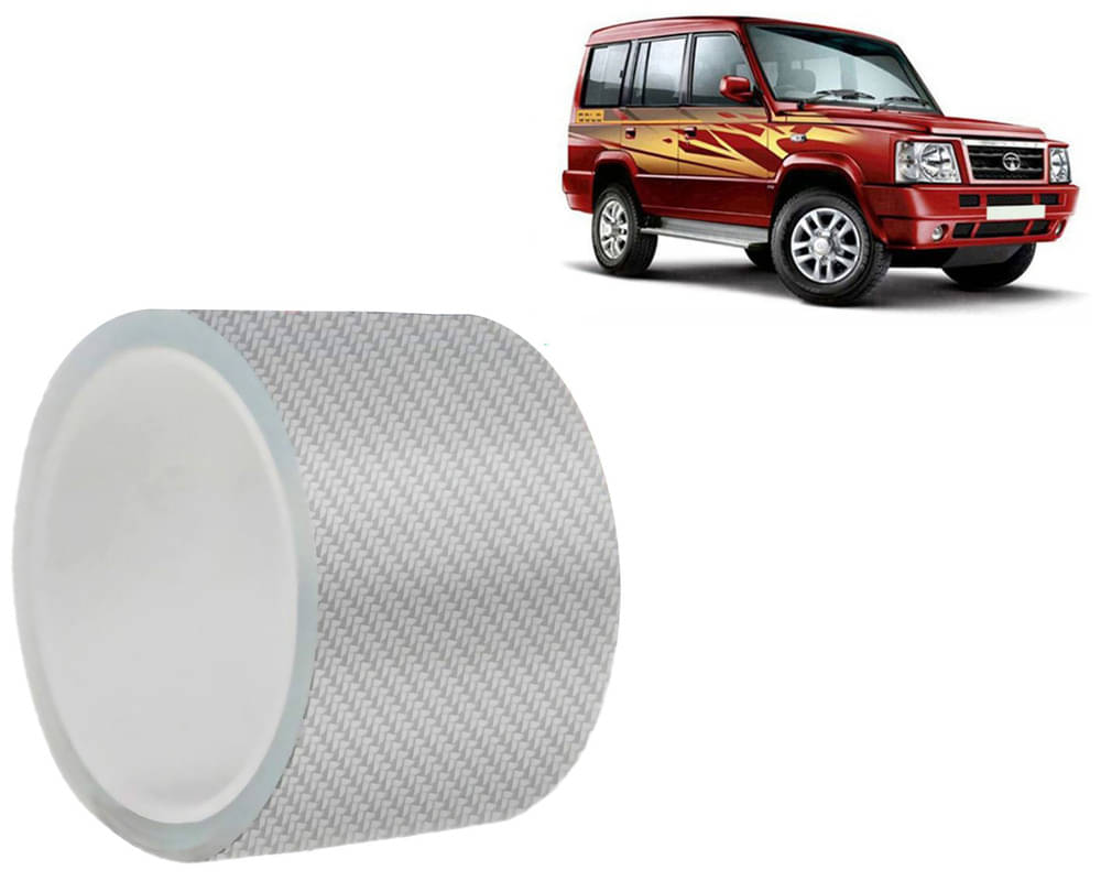     			Car Door Sill Protector Bumper Protector Carbon Fiber Car Wrap Film 5D Gloss White Vinyl Automotive Wrap Film Self-Adhesive Tape - 5cm x 500cm White For  Sumo