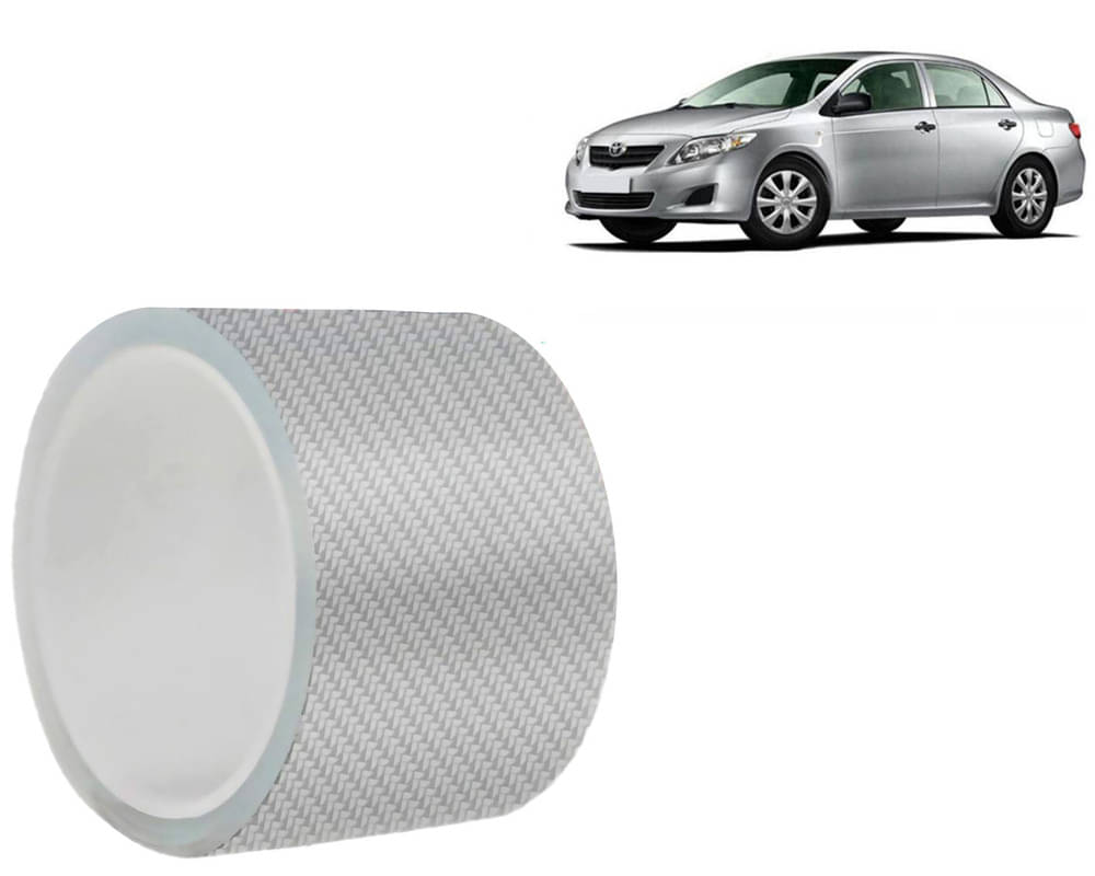 Car Door Sill Protector Bumper Protector Carbon Fiber Car Wrap Film 5D Gloss White Vinyl Automotive Wrap Film Self-Adhesive Tape - 5cm x 500cm White For Corolla Car Door Sill Protector Bumper Protector Carbon Fiber Car Wrap Film 5D Gloss White Vinyl Automotive Wrap Film Self-Adhesive Tape - 5cm x 500cm White For Corolla