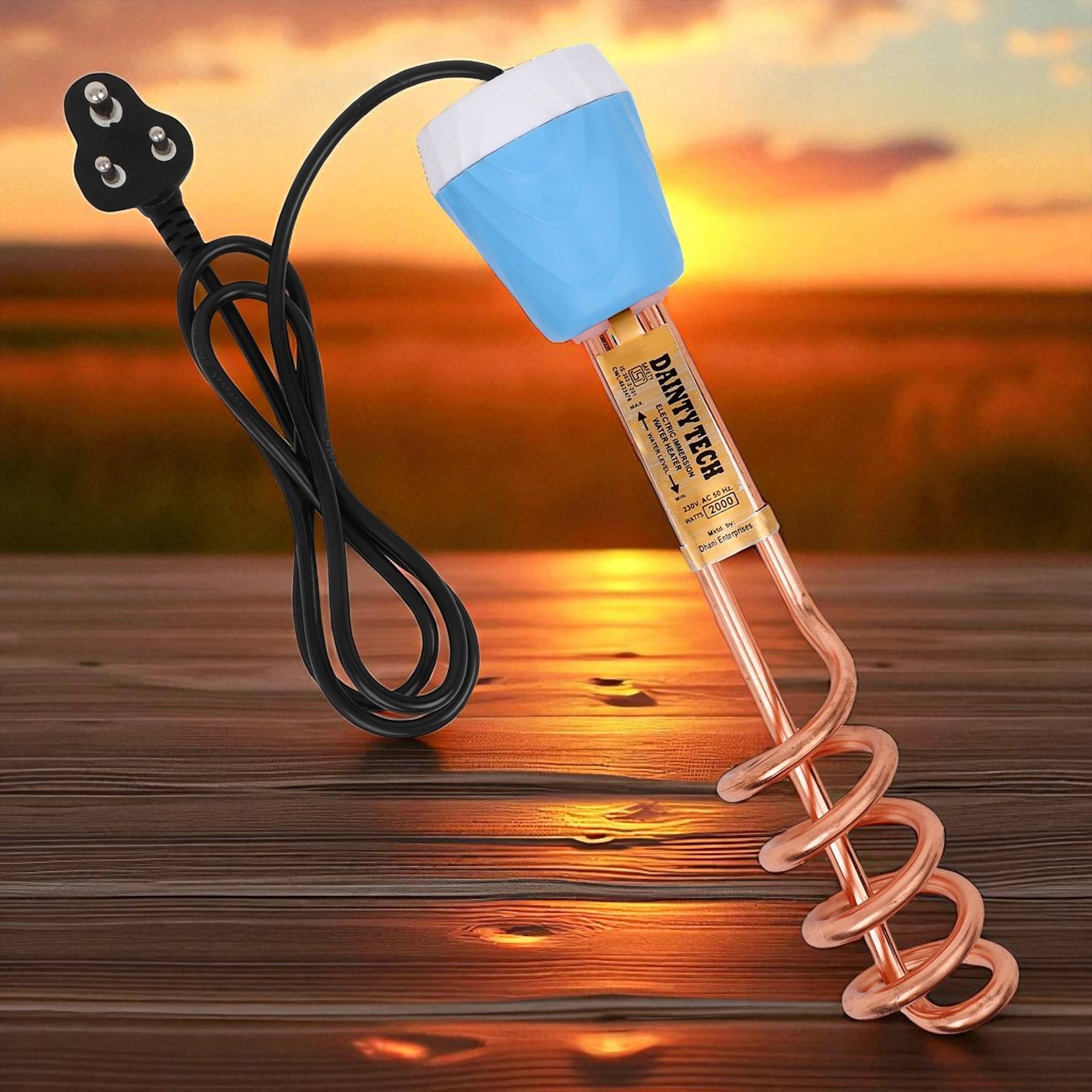     			Dainty Tech Blue 2000W Copper Immersion Rod