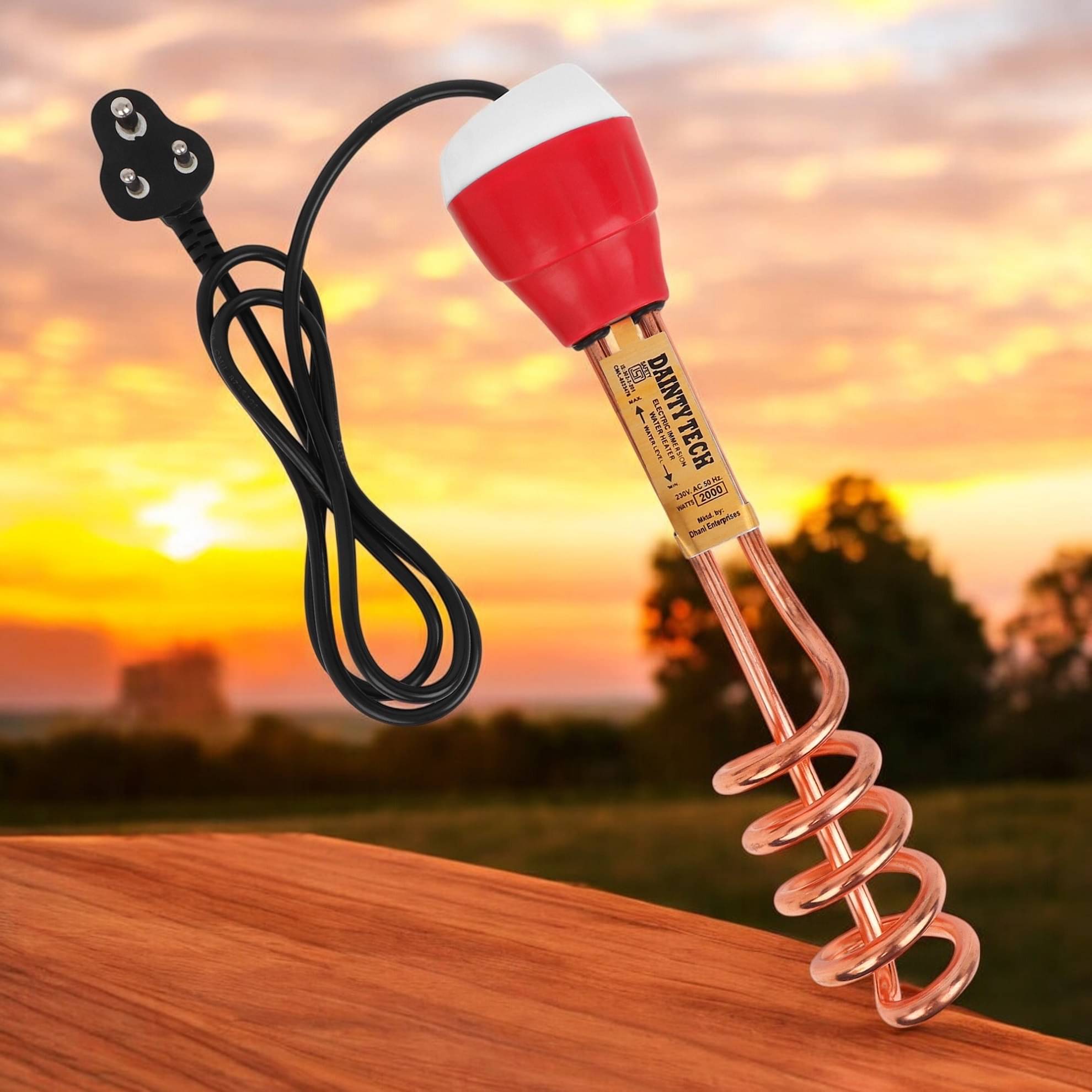     			Dainty Tech Red 2000W Copper Immersion Rod