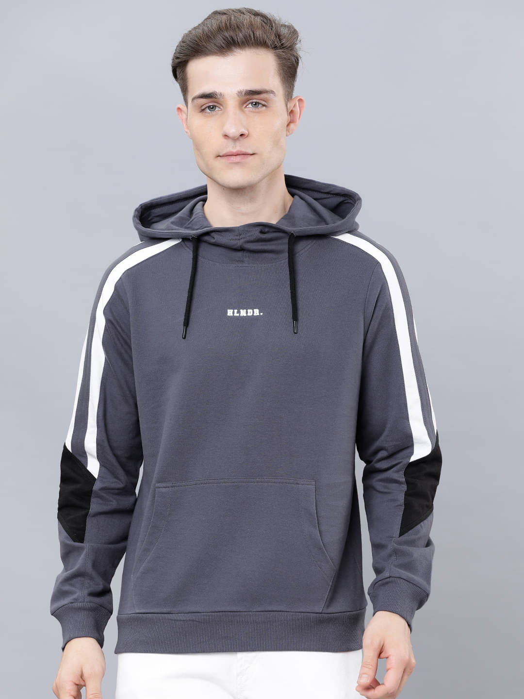 Highlander Cotton Blend High Neck Men's Sweatshirt - Blue ( Pack of 1 ) Highlander Cotton Blend High Neck Men's Sweatshirt - Blue ( Pack of 1 )