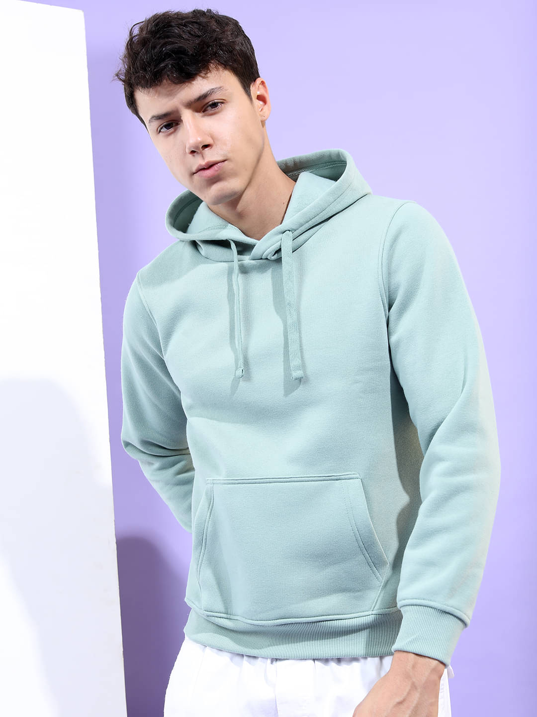     			Highlander Polyester Hooded Men's Sweatshirt - Blue ( Pack of 1 )