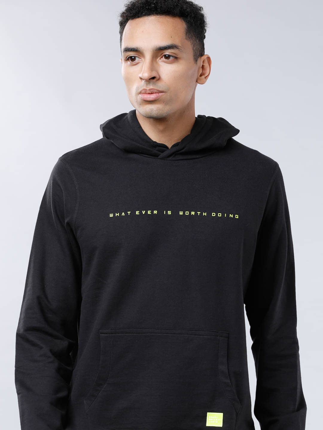 Highlander Polyester Hooded Men's Sweatshirt - Black ( Pack of 1 ) Highlander Polyester Hooded Men's Sweatshirt - Black ( Pack of 1 )