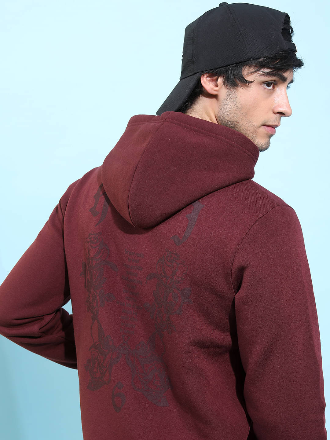     			Highlander Polyester Round Neck Men's Sweatshirt - Burgundy ( Pack of 1 )