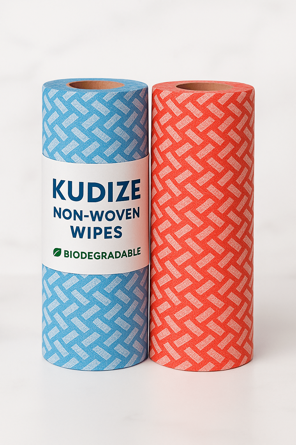     			KUDIZE 50 GSM Kitchen Towels Tissue Roll Washable & Reusable Non-Woven Fabric 80 Pulls Cleaning Wipes for Home & Kitchen Cleansing Super Absorbent Soft & Hygienic (Multicolor, Pack Of - 2 Roll)
