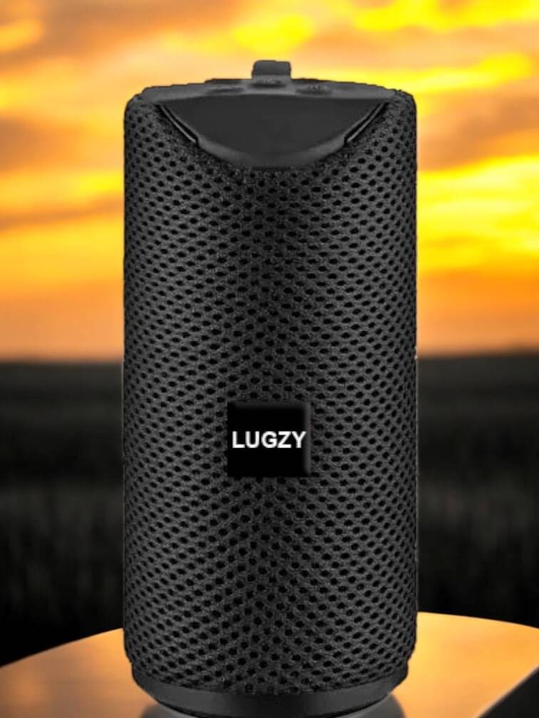     			LUGZY TG 10 W Bluetooth Speaker Bluetooth v5.0 with SD card Slot,USB,Aux Playback Time 4 hrs Black