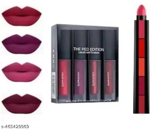     			Nexa Fair Tone Multi Glossy Long Lasting Liquid Lipstick ( Pack of 1 )