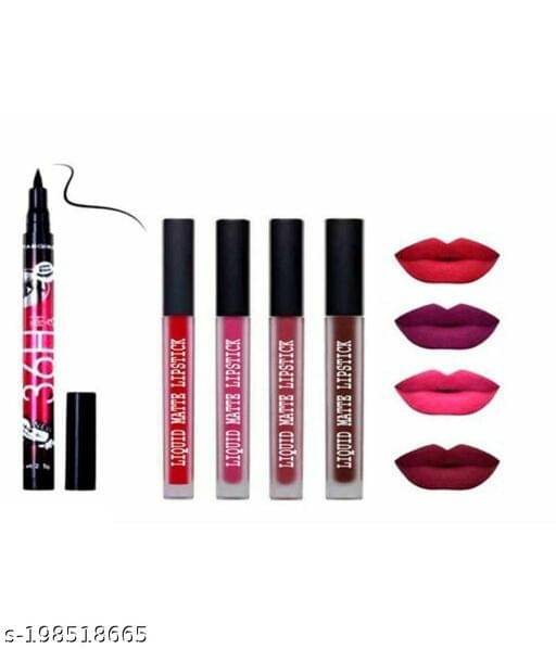     			Nexa Fair Tone Multi Glossy Long Lasting Liquid Lipstick ( Pack of 1 )