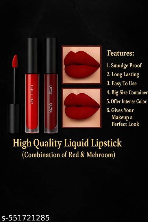    			Nexa Fair Tone Multi Glossy Long Lasting Liquid Lipstick ( Pack of 1 )
