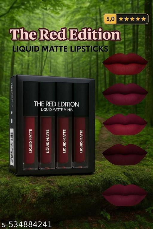     			Nexa Fair Tone Multi Glossy Long Lasting Liquid Lipstick ( Pack of 1 )