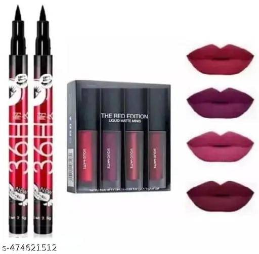     			Nexa Fair Tone Multi Glossy Long Lasting Liquid Lipstick ( Pack of 1 )