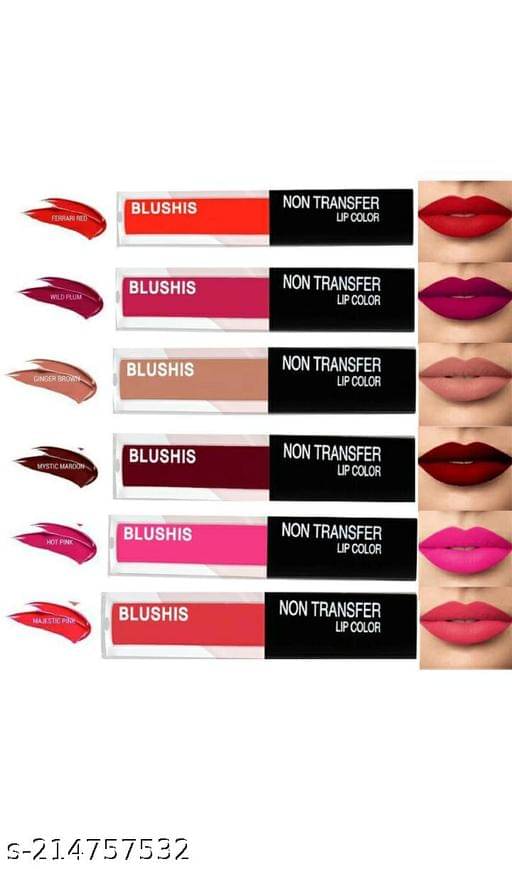     			Nexa Fair Tone Multi Glossy Long Lasting Liquid Lipstick ( Pack of 1 )