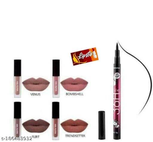     			Nexa Fair Tone Multi Glossy Long Lasting Liquid Lipstick ( Pack of 1 )