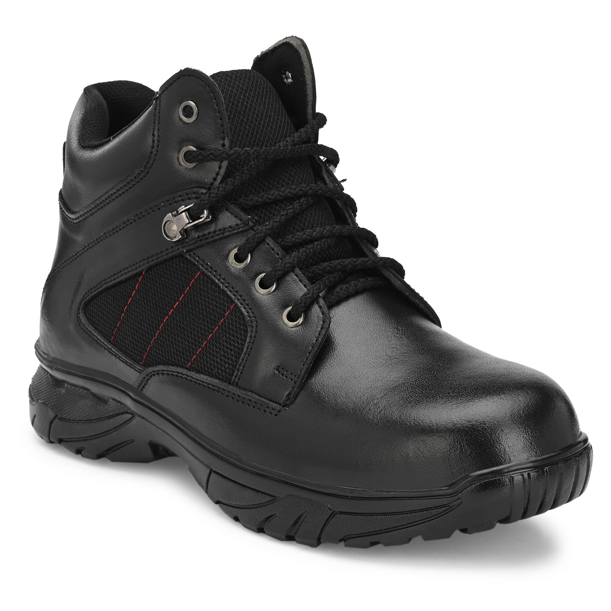     			Ozarro Black Men's Hiking & Trekking Boots