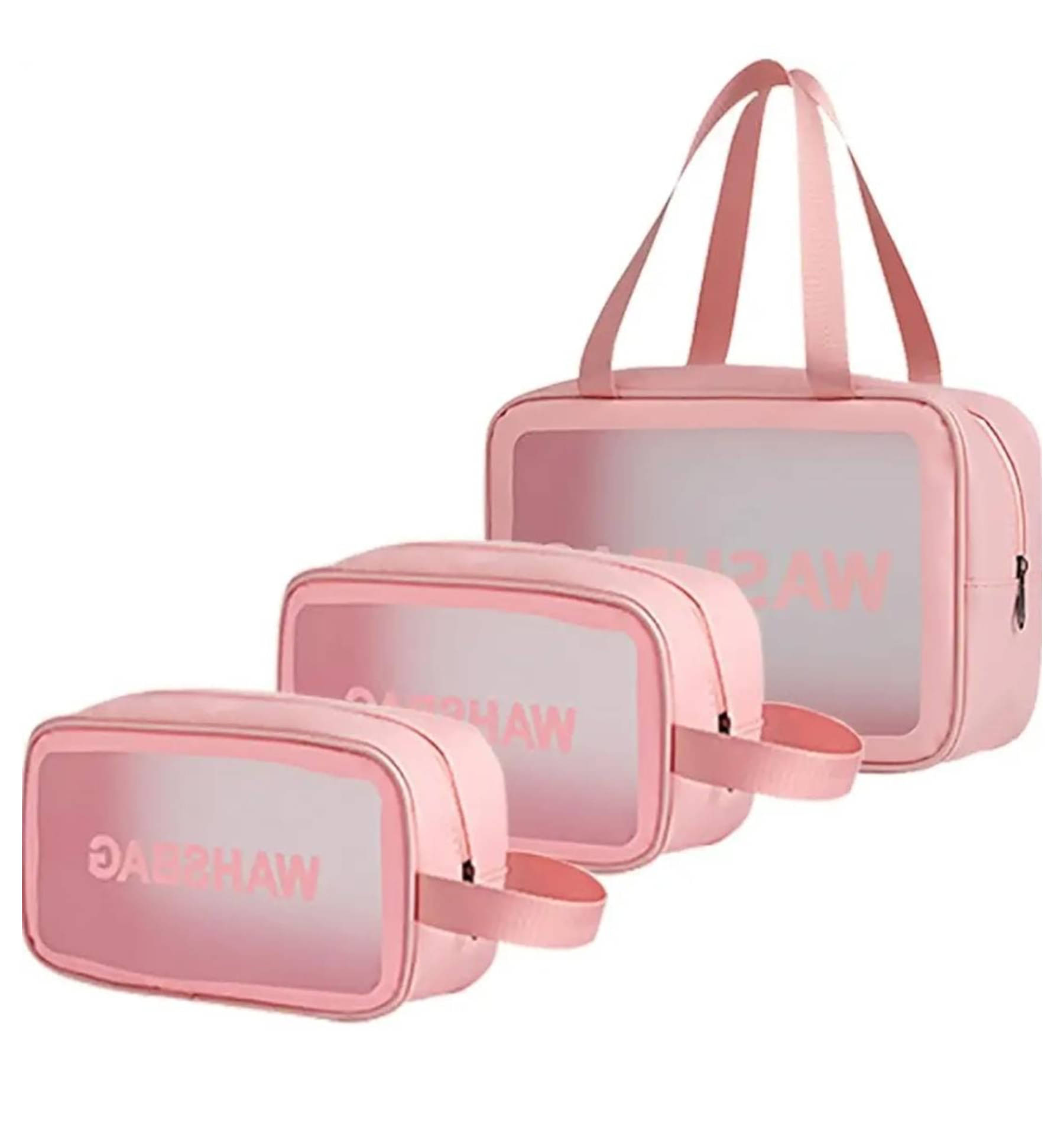 QitmirMKT 3 PC Set Bag Pouch for Travel Makeup Cosmetic Organizer (Mix Color) Assorted Combos ( 3 Pcs ) QitmirMKT 3 PC Set Bag Pouch for Travel Makeup Cosmetic Organizer (Mix Color) Assorted Combos ( 3 Pcs )