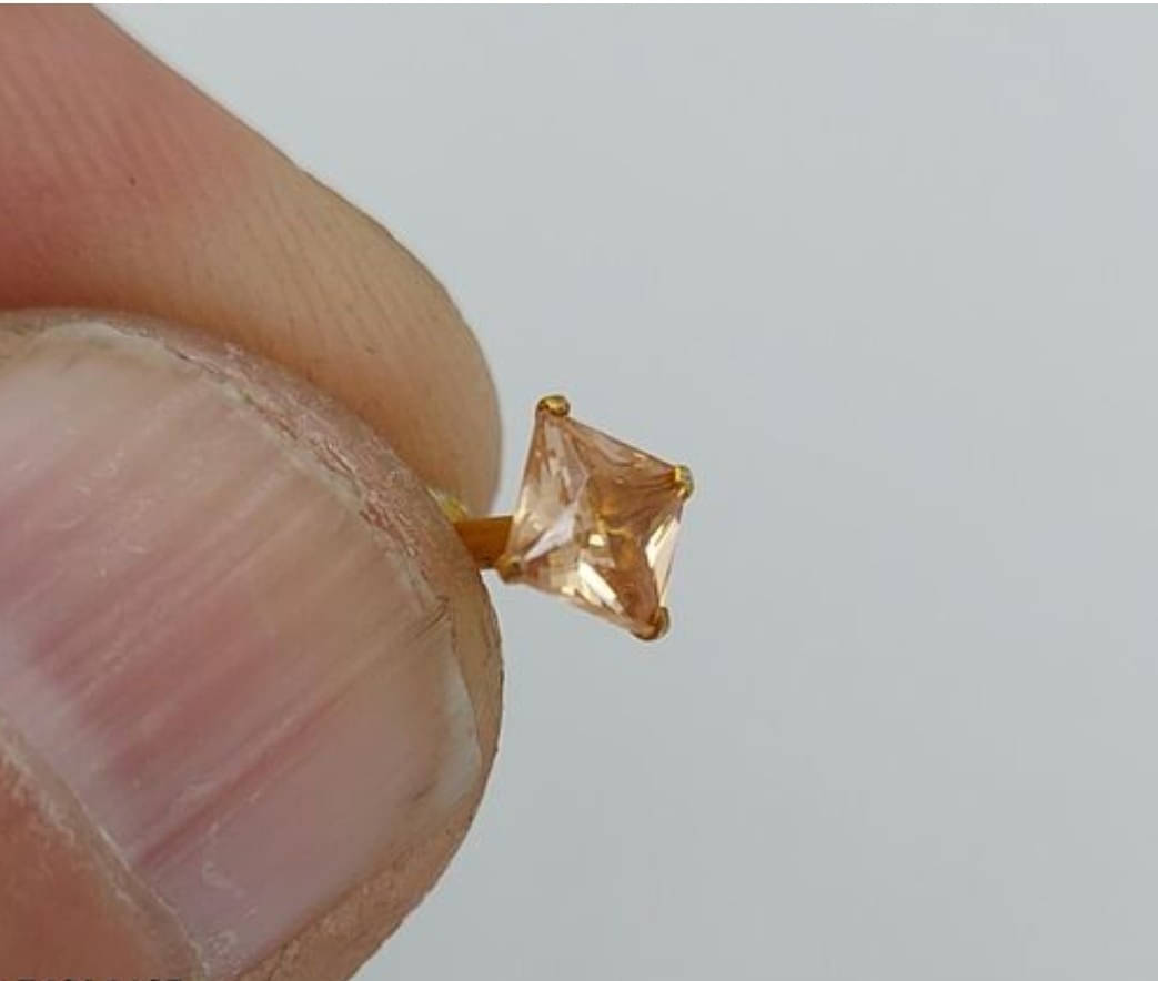 RENU CREATION Beads Gold-plated Plated Metal, Alloy, Brass, Tungsten Nose Stud () RENU CREATION Beads Gold-plated Plated Metal, Alloy, Brass, Tungsten Nose Stud ()