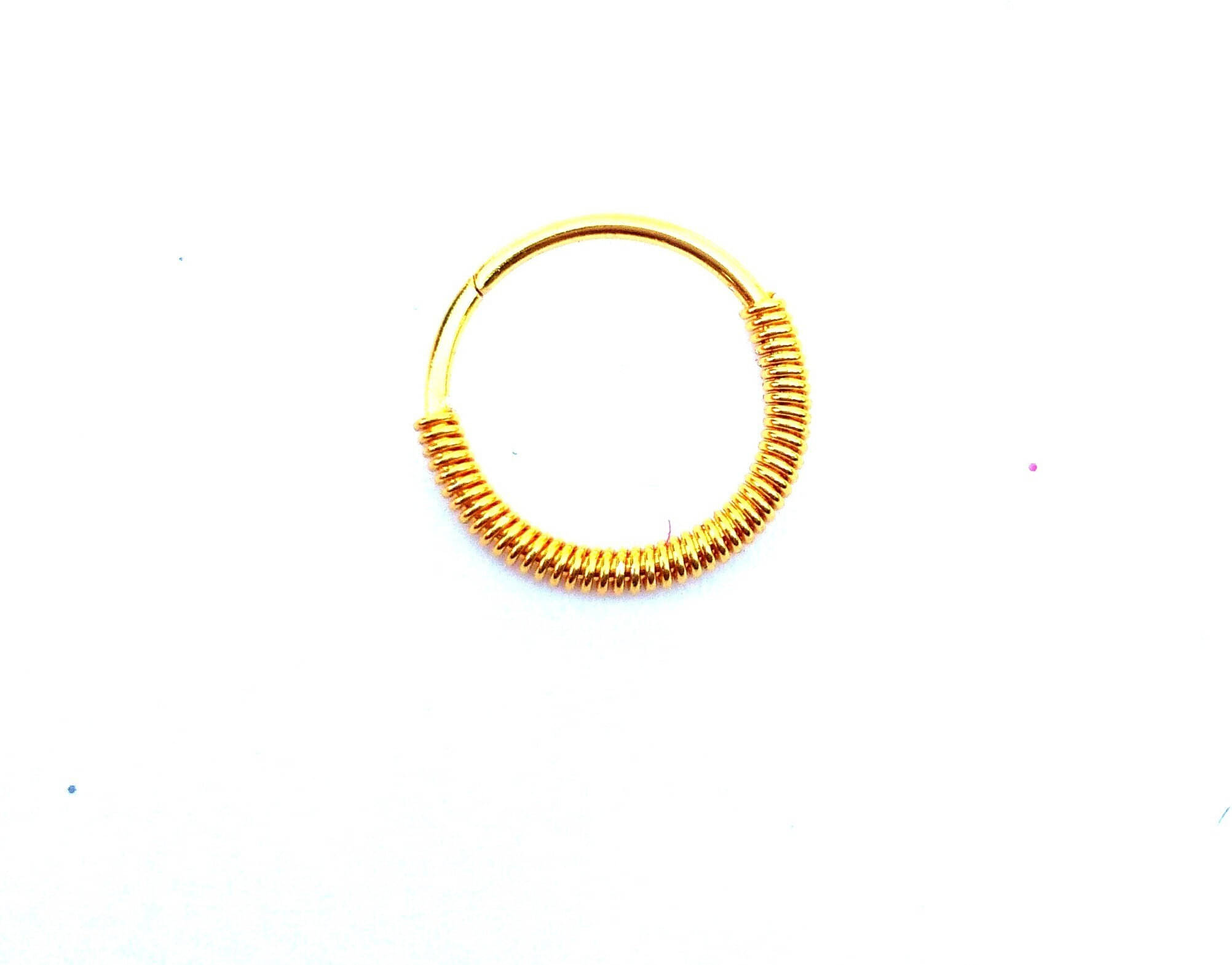 RENU CREATION Beads Gold-plated Plated Metal, Alloy, Brass, Tungsten Nose Ring (Pack of 2) RENU CREATION Beads Gold-plated Plated Metal, Alloy, Brass, Tungsten Nose Ring (Pack of 2)