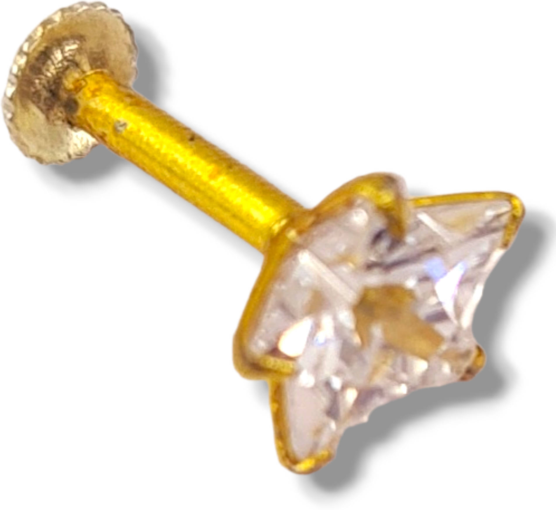     			RENU CREATION Beads Silver Plated Metal, Alloy, Brass, Tungsten Nose Stud ()