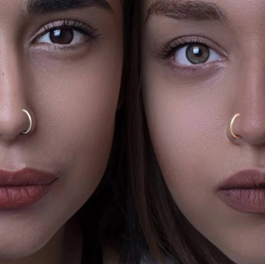    			RENU CREATION Gold-plated Plated Metal, Alloy, Brass, Tungsten Nose Stud ()