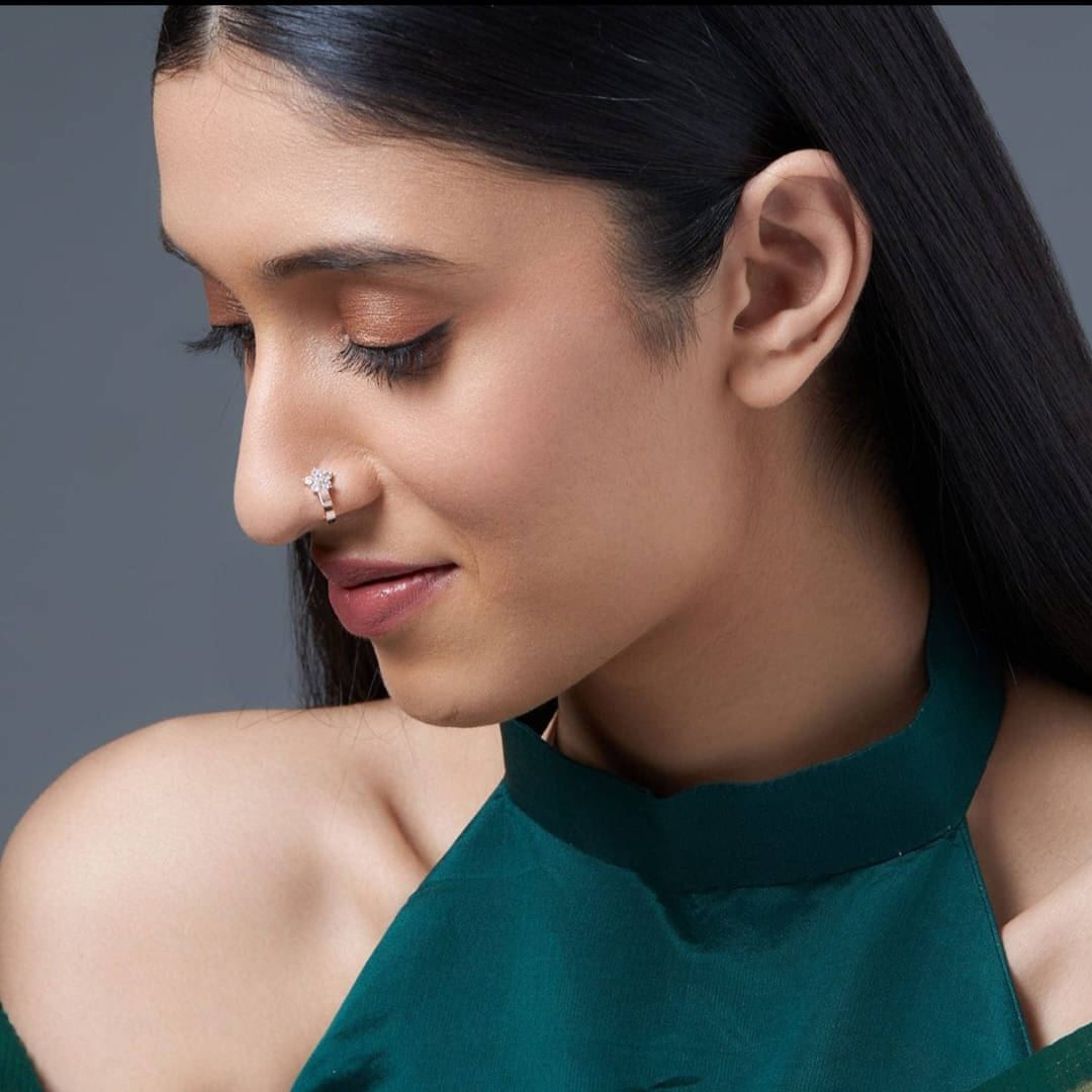     			RENU CREATION Gold-plated Plated Alloy Nose Ring ()