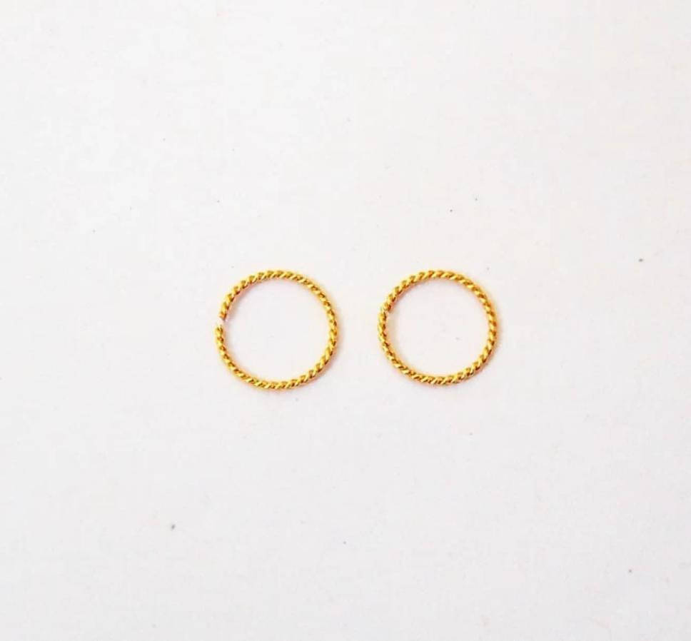     			RENU CREATION Gold-plated Plated Brass Nose Ring ()